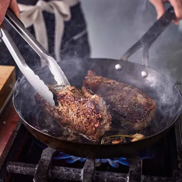 Grilled New York Strip Steak with Garlic Aioli