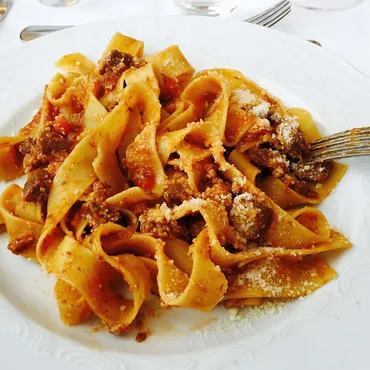 Pappardelle with Tuscan Sausage Ragù