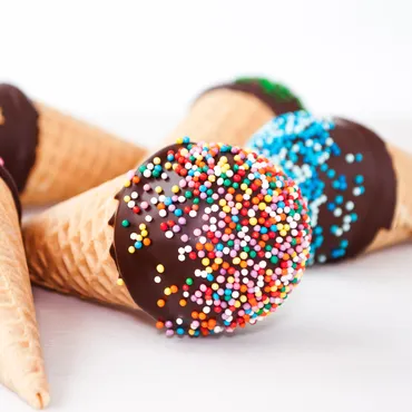 Ice Cream Cone Cake Pops