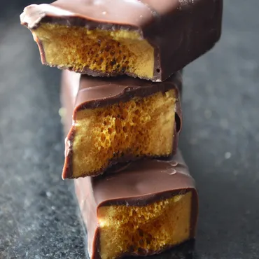 Chocolate Covered Honeycomb Candy