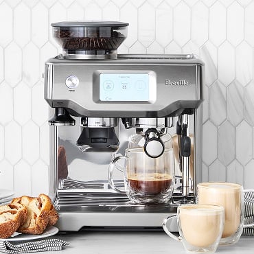 Breville Barista Touch Espresso Machine brewing espresso