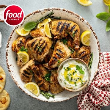 Grilled Za'atar Chicken with Lemony Labneh